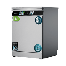 Lava-louças Bolero Aguazero 6710 Inox. Lava-louças Bolero de 60 cm em aço inoxidável, 15 serviços, Classe B, motor Inverter Plus, display XXL FullColor, 8 programas, secagem com oxigênio, secagem Turbo+, lavagem em duas zonas, compartimento longo, bandeja ajustável, função de cuidado com a máquina, meia carga e bandeja para talheres.