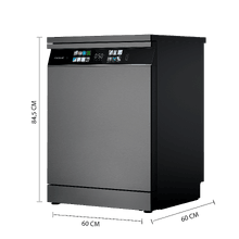 Bolero Aguazero 6710 Dark. Lavavajillas Bolero de 60cm dark, 15 cubiertos, Clase B, Motor Inverter Plus, Pantalla FullColor XXL, 8 programas, O2 Dry, Turbo Dry+, Dual Zone Wash, Long Storage, Bandeja Ajustable, Machine Care, Media Carga y bandeja para cubiertos