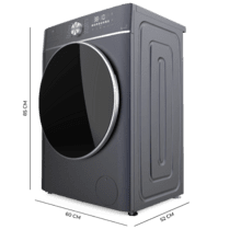 Bolero Wash&Dry 8580 Inverter Titanium Lavadora secadora Ice Blue de 8 kg  - 5 kg de capacidad y 1400 rpm, 16 programas, Motor Inverter Plus, clase A, SteamMax, OnSmart, Fuzzy Logic, Smooth Wash,  SpaCare, Stain Match y Goma antibacteriana.