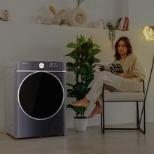 Bolero Wash&Dry 8580 Inverter Titanium Lavadora secadora Ice Blue de 8 kg  - 5 kg de capacidad y 1400 rpm, 16 programas, Motor Inverter Plus, clase A, SteamMax, OnSmart, Fuzzy Logic, Smooth Wash,  SpaCare, Stain Match y Goma antibacteriana.