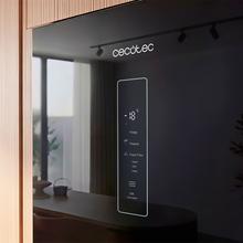 Bolero CoolMarket Combi 405 WL Elite Black Glass A - Frigorífico Combi Black Glass con interior Elite Grey y MAX INSIDE, Full LED Wall, Fresh Flex, Elite Grey, FlexiRacks, Display Full Color, Total NoFrost, Puerta Reversible, Compresor Inverter Plus, Ultra Silencioso 33dB, Modo ECO, Ultra Fast Freezing, Fast Cooling, Clase Energética A.