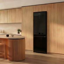 Bolero CoolMarket Combi 405 WL Elite Black Glass A - Frigorífico Combi Black Glass con interior Elite Grey y MAX INSIDE, Full LED Wall, Fresh Flex, Elite Grey, FlexiRacks, Display Full Color, Total NoFrost, Puerta Reversible, Compresor Inverter Plus, Ultra Silencioso 33dB, Modo ECO, Ultra Fast Freezing, Fast Cooling, Clase Energética A.