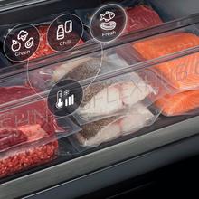 Bolero CoolMarket Combi 405 MC Inox A Frigorífico Combi 2m NoFrost com acabamento Inox, Tecnologia MAX INSIDE, CoolMatrix, Gaveta Convertível Freshness Flex Hub (0ºC/+4ºC/+7ºC), Display FullColor, Compressor Inverter Plus, Ultra Silencioso 33dB, Classe A, Modo ECO, Fast Cooling, Ultra Fast Freezing e Porta reversível.