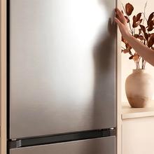 Bolero CoolMarket Combi 405 WL Elite Inox A - Frigorífico Combi Inox con interior Elite Grey y MAX INSIDE, Full LED Wall, Fresh Flex, Elite Grey, FlexiRacks, Display Full Color, Total NoFrost, Puerta Reversible, Compresor Inverter Plus, Ultra Silencioso 33dB, Modo ECO, Ultra Fast Freezing, Fast Cooling, Clase Energética A.