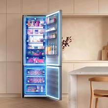 Bolero CoolMarket Combi 405 WL Elite Inox A Frigorífico combinado inox com interior Elite Grey e MAX INSIDE, AURA CRYSTAL, Fresh Flex, Elite Grey, Display Full Color, Total NoFrost, Porta reversível, Compressor Inverter Plus, Ultra silencioso 33 dB, Modo ECO, Ultra Fast Freezing, Fast Cooling, Classe Energética A.