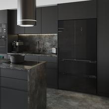 Bolero CoolMarket FD 510 Black Glass E. Frigorífico 4 puertas Glass estilo francés, con una gran capacidad de 510 L, 183 cm de alto, 84 cm de ancho, clase energética E y compresor inverter plus. Además, cuenta con distintos modos como Fast Cooling y Fast Freezing, así como sistemas como MultiAirFlow, Total NoFrost, Metal Cooling.