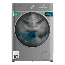Bolero Wash&Dry 8580 Inverter Steel Lavadora secadora steel de 8 kg - 5 kg de capacidad y 1400 rpm, 16 programas, Motor Inverter Plus, clase A, SteamMax, OnSmart, Fuzzy Logic, Smooth Wash, SpaCare, Stain Match y Goma antibacteriana.