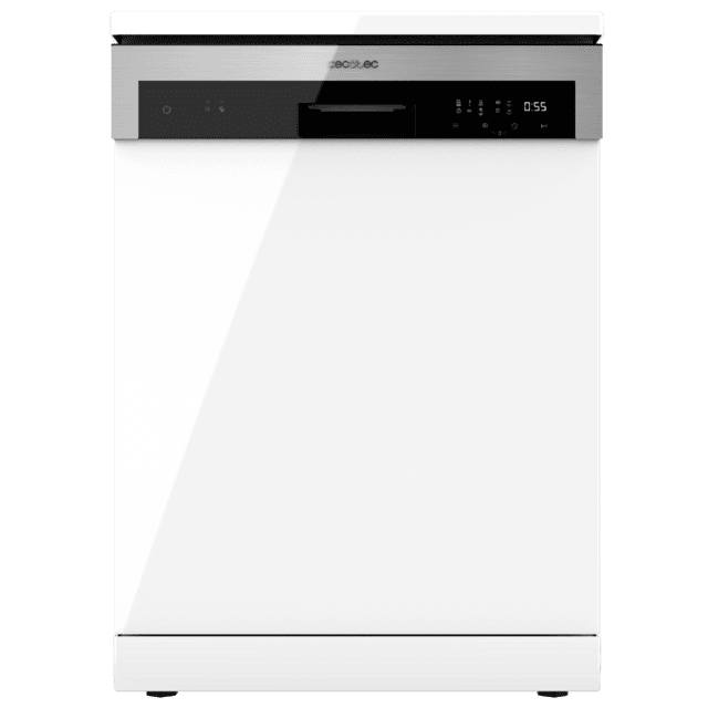 Bolero Aguazero 6110 Lavavajillas blanco de 60 cm, diseñado para 13 cubiertos, con 6 programas de lavado y funciones Media Carga, programa 3 en 1, KidLock y panel FullTouch