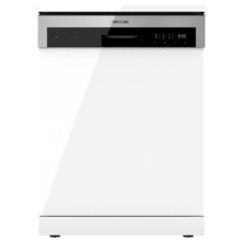 Bolero Aguazero 6110 Lavavajillas blanco de 60 cm, diseñado para 13 cubiertos, con 6 programas de lavado y funciones Media Carga, programa 3 en 1, KidLock y panel FullTouch