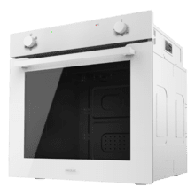 Bolero Hexa C126410 Vidro Branco A Horno Integrable Convencional C126400 Vidro Branco com capacidade de 80L, 5 funções, Convencional, Assistência a Vapor, Vapor EasyClean, Classe A, 2800W.
