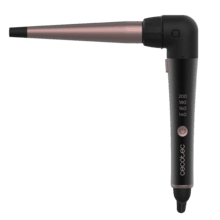 Modelador de cabelo SurfCare TwistConic Cônico, com cotovelo de 90 graus que garante maior conforto de uso e com luva térmica, estojo e 2 clipes.