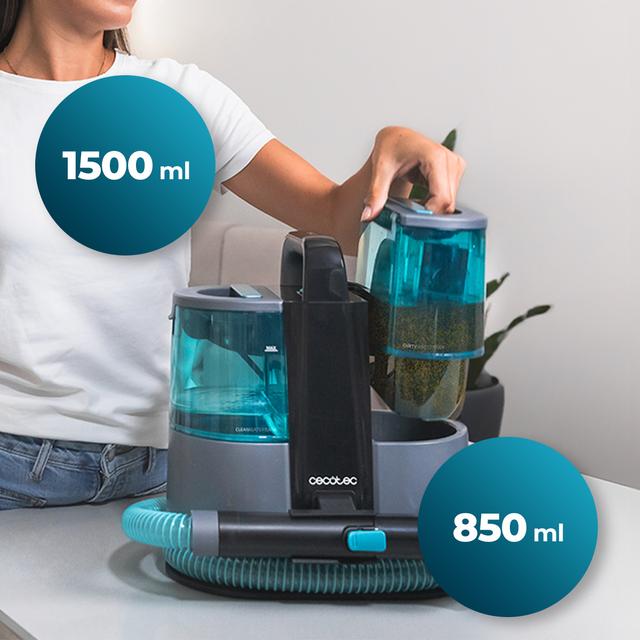 Conga 4000 Carpet&Spot Clean XL Advance Pulitore per tappezzeria Conga 4000 Carpet&Spot Clean XL Advance. 600 W de potenza e 14 kPa. Due serbatoi: acqua pulita e sporca. Spray d’acqua. Accessorio per finestre e tre bocchette di aspirazione.