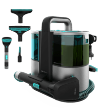 Conga 4000 Carpet&Spot Clean XL Advance Pulitore per tappezzeria Conga 4000 Carpet&Spot Clean XL Advance. 600 W de potenza e 14 kPa. Due serbatoi: acqua pulita e sporca. Spray d’acqua. Accessorio per finestre e tre bocchette di aspirazione.