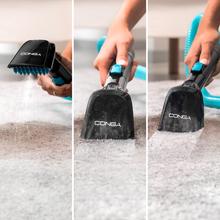 Conga 4000 Carpet&Spot Clean XL Advance Pulitore per tappezzeria Conga 4000 Carpet&Spot Clean XL Advance. 600 W de potenza e 14 kPa. Due serbatoi: acqua pulita e sporca. Spray d’acqua. Accessorio per finestre e tre bocchette di aspirazione.