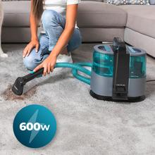 Conga 4000 Carpet&Spot Clean XL Advance Limpiatapicerías con 600 W de potencia y 14 kPa. Dos depósitos: agua limpia y agua sucia. Pulverizador de agua. Accesorio de ventanas y tres boquillas de succión.