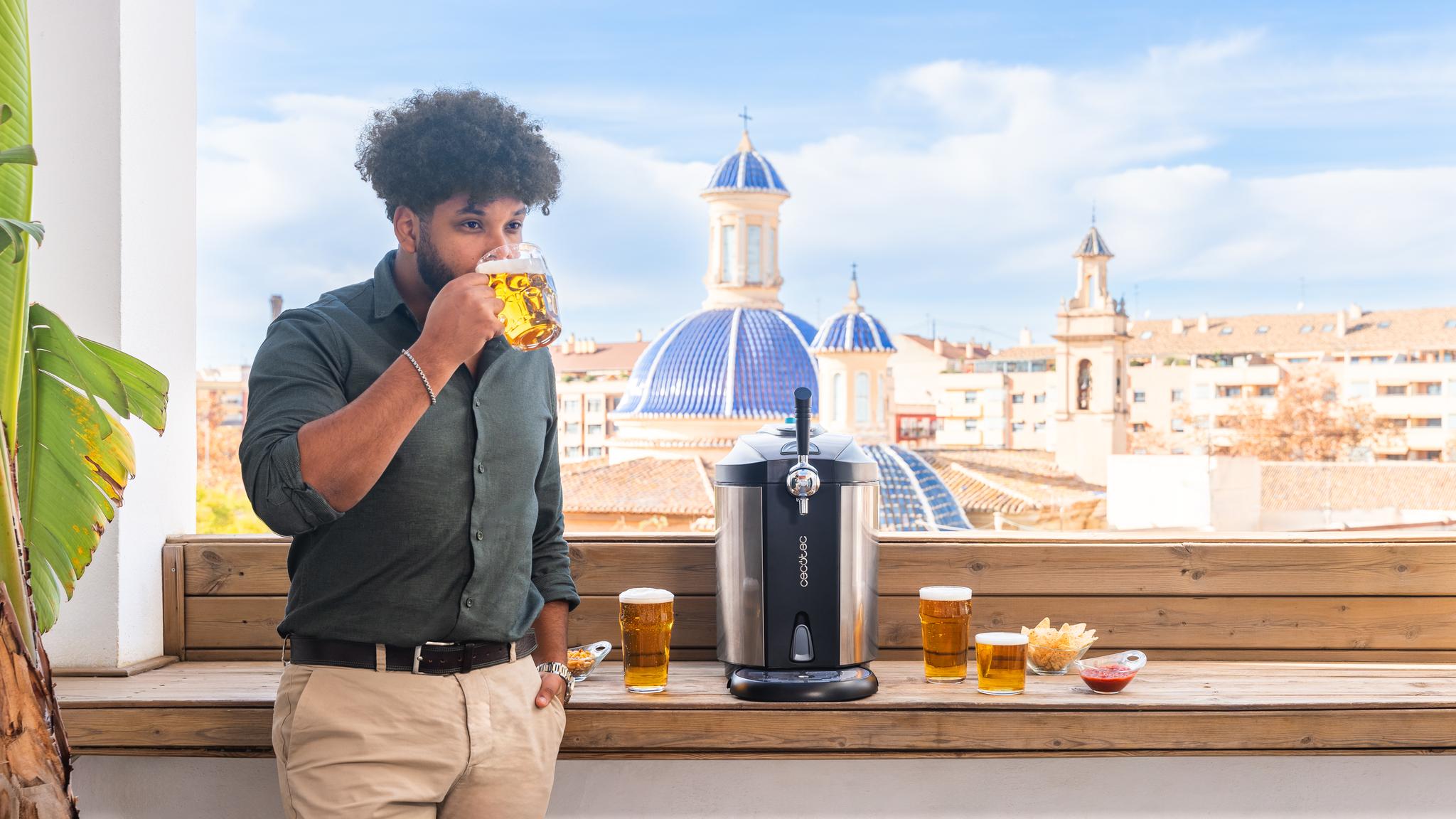 La mejor cerveza se sirve bien fría