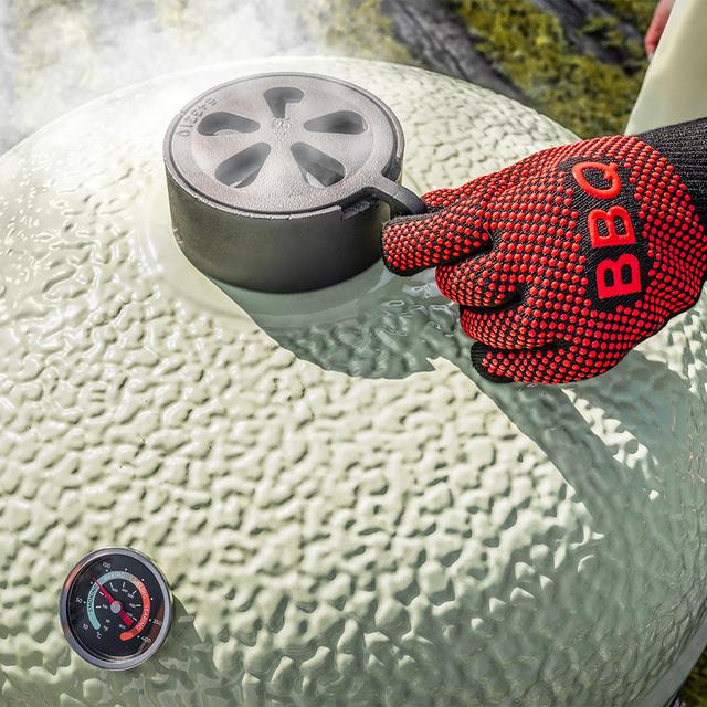DragonFire 4600 Kamado Barbacoa de carbón cerámica 46 cm diámetro con resistencia hasta 1000º, soporte de hierro fundido y control de flujo de aire.