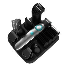 PrecisionCare Multigrooming Trimmer Multigrooming con 6 cabezales, con 5 peines en medidas de 3/6/9/12/15 mm, y 2 peines regulables de 1 a 10 mm y de 11 a 20 mm, un peine corporal y resistencia IPX7.