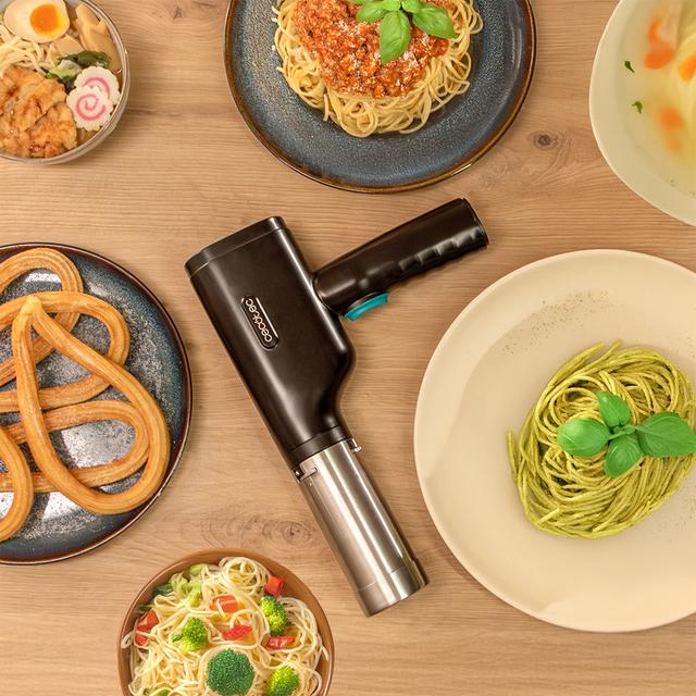 Fun EasyPasta Máquina para hacer pasta y churros, con 40 W de potencia y 200 gramos de capacidad.