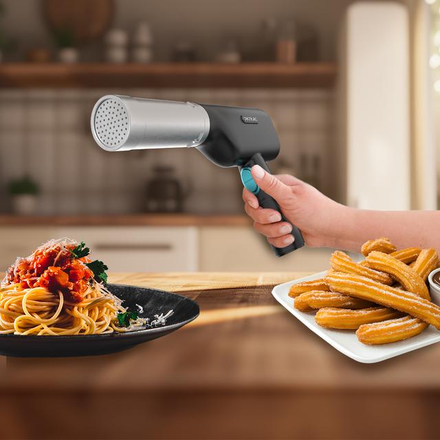 Fun EasyPasta Máquina para hacer pasta y churros, con 40 W de potencia y 200 gramos de capacidad.
