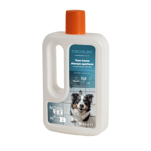 Clean&Wash 700 ml TotalFresh. Líquido de limpieza para CarpetClean, Conga y Freego. Solución integral para mantener tapicerías, suelos y otras superficies impecables.