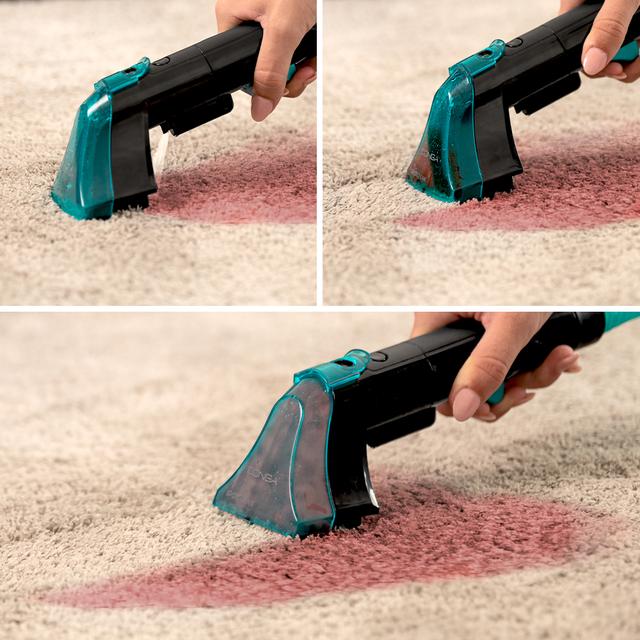 Conga 2000 Carpet&Spot Clean Compact Limpiatapicerías con 330 W de potencia. Diseño compacto. Depósito de agua limpia de 800 ml y de agua sucia de 500 ml. Spray pulverizador.