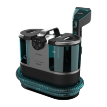 Conga 7000 Carpet&Spot Clean Steam XXL Limpador de estofados com 1700 W de potência. Uso de vapor para melhor remoção de sujeira. Tanque de água limpa de 1600 ml e tanque de água suja de 950 ml. Raio de ação de 7 metros.