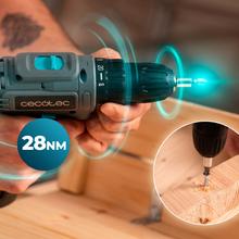PowerForce 1000 Taladro Atornillador de 12V y 2.000mAh con puntas y brocas