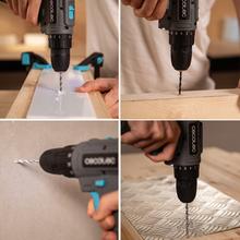 PowerForce 1000 Taladro Atornillador de 12V y 2.000mAh con puntas y brocas