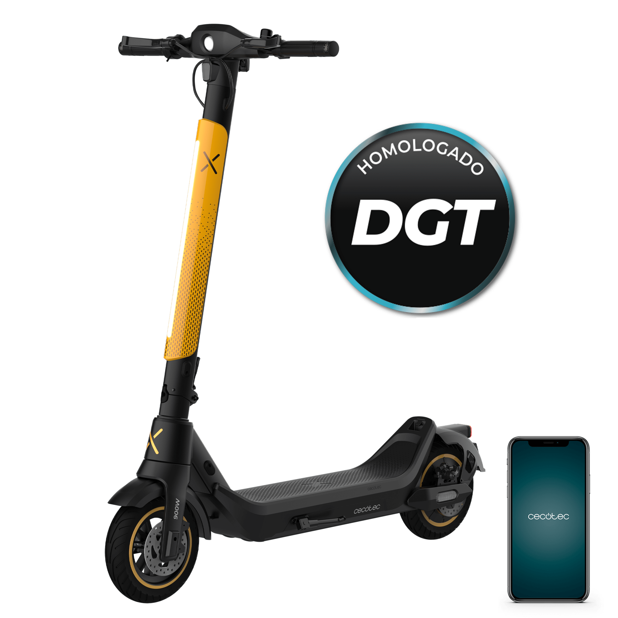 Bongo X45 Sport IT Connected DE E-Scooter mit 900 W Maximalleistung, der Steigungen meistert und auf jedem Untergrund fährt. Mit einer Reichweite von bis zu 45 km. Erfüllt alle Anforderungen der neuen spanischen Straßenverkehrsvorschriften