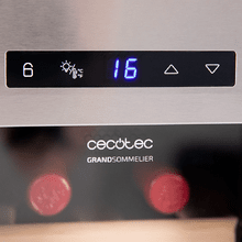 Bolero GrandSommelier 1270 CoolWood Bodega con capacidad de 12 botellas y enfriamiento termoeléctrico. Temperatura regulable y luz LED interior