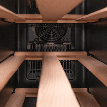 Bolero GrandSommelier 1270 CoolWood Bodega con capacidad de 12 botellas y enfriamiento termoeléctrico. Temperatura regulable y luz LED interior