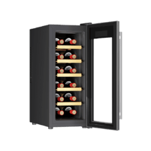 Bolero GrandSommelier 1270 CoolWood Bodega con capacidad de 12 botellas y enfriamiento termoeléctrico. Temperatura regulable y luz LED interior