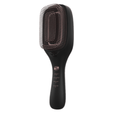 HairCare Revitalize Brosse réparatrice capillaire avec 5 technologies : vibration, ions négatifs, microcourants EMS, laser basse puissance (LLLT) et lumière LED rouge et bleue. Remplacez votre brosse conventionnelle et aidez à régénérer les cuticules des cheveux.