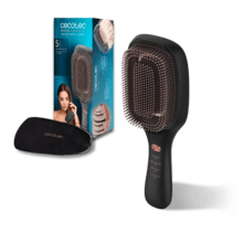 HairCare Revitalize Spazzola per capelli con 5 tecnologie: vibrazione, ioni negativi, microcorrenti EMS, laser a bassa potenza (LLLT) e luce LED rossa e blu.  Sostituisce la spazzola tradizionale e aiuta a rigenerare le cuticole dei capelli.