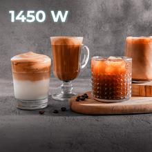 Baristeo Intima Extracción perfecta y crema densa: máquina con bomba italiana de 15 bares, control PID, vaporizador orientable, y sistema Thermoblock para cafés equilibrados y irresistibles en cada taza.