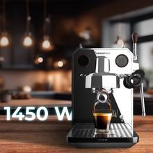 Baristeo Intima Extracción perfecta y crema densa: máquina con bomba italiana de 15 bares, control PID, vaporizador orientable, y sistema Thermoblock para cafés equilibrados y irresistibles en cada taza.