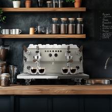 Baristeo Gastro Cafetera profesional con sistema E-61, pre-infusión ajustable en dos fases, bomba de 9 bares y control PID para extraer todo el sabor, aroma y crema en cada taza.