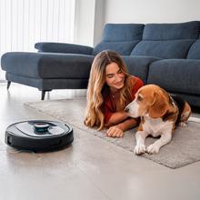 Conga 9590 Spin Revolution Ultra Power Home Robot aspirador con navegación láser. Evita objetos. 4 en 1: barre, aspira, friega y pasa las mopas. 10.000 Pa de succión. Máximo 240 minutos de autonomía. Fregado profesional con mopas giratorias. Cepillo de silicona, óptimo para pelo de mascotas. 1 cepillo lateral. 4 niveles de potencia de aspiración y fregado. Control APP Cecotec y asistentes virtuales.