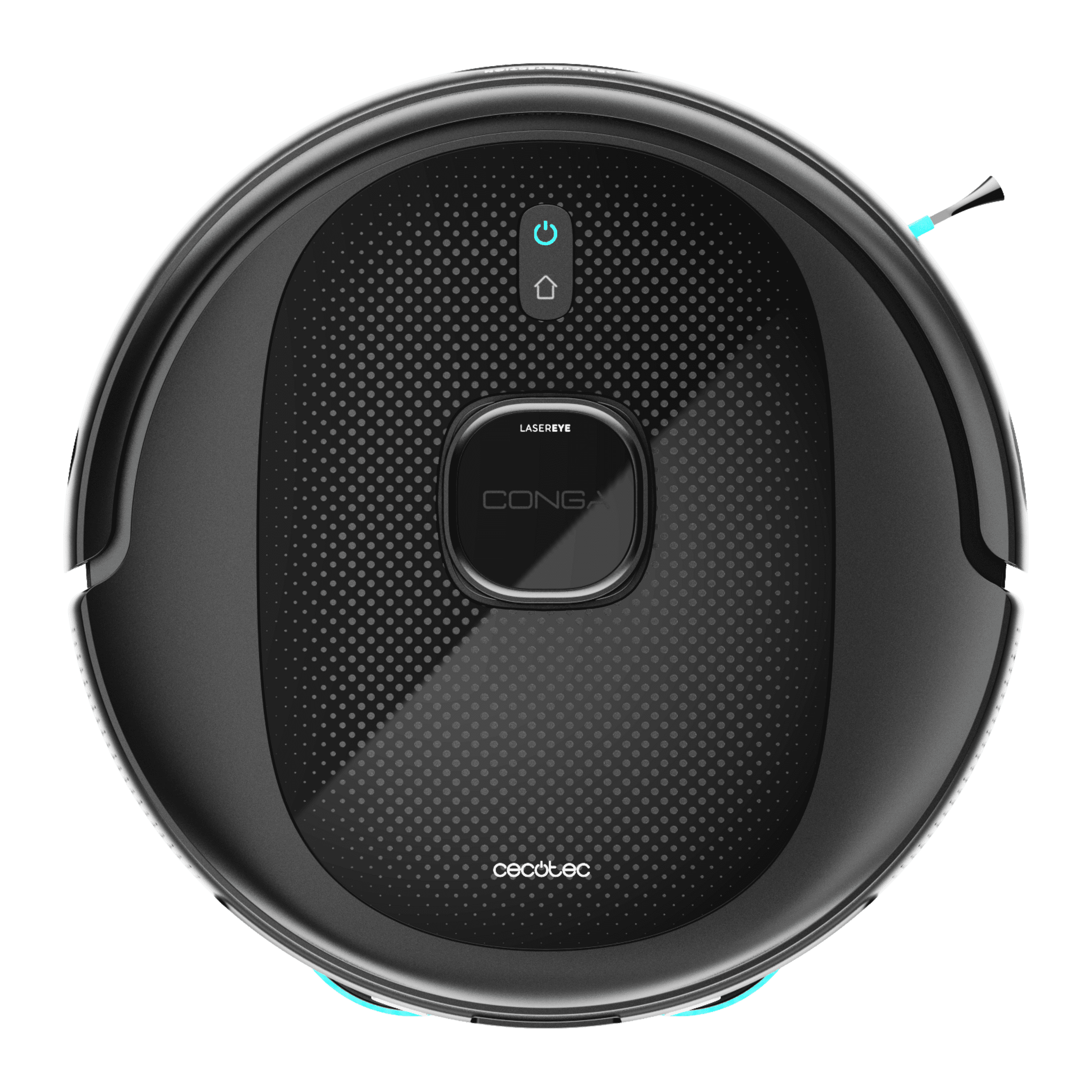 Robot aspirador Cecotec Conga 9990 AI Spin vista superior con navegación láser