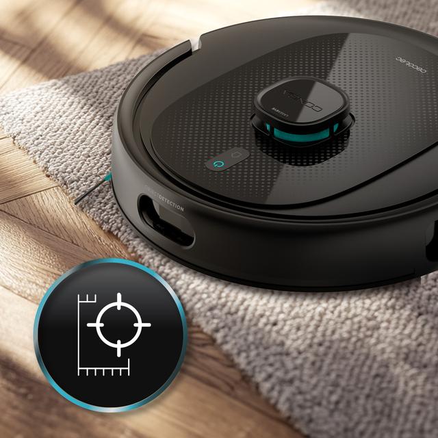 Conga 9990 AI Spin Revolution Ultra Power Home Staubsaugerroboter mit Lasernavigation und selbstreinigender Basis. Künstliche Intelligenz, vermeidet Objekte. 4 in 1: fegt, staubsaugt, wischt und schrubbt. 10.000 Pa Saugleistung. Maximale Autonomie von 240 Minuten. Professionelles Schrubben mit rotierenden Mopps. Silikonbürste, optimal für Tierhaare. 1 Seitenbürste. 4 Saug- und Scheuerleistungsstufen. Cecotec APP-Steuerung und virtuelle Assistenten.