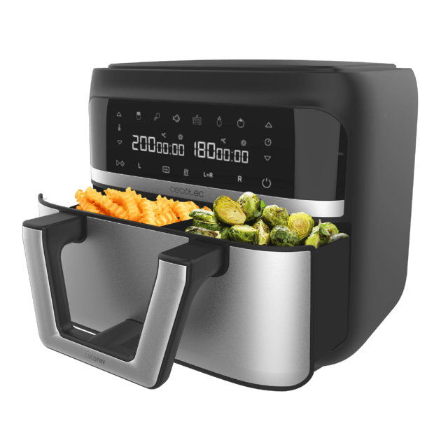 Freidora Cecotec Cecofry Dual 9000 con doble zona