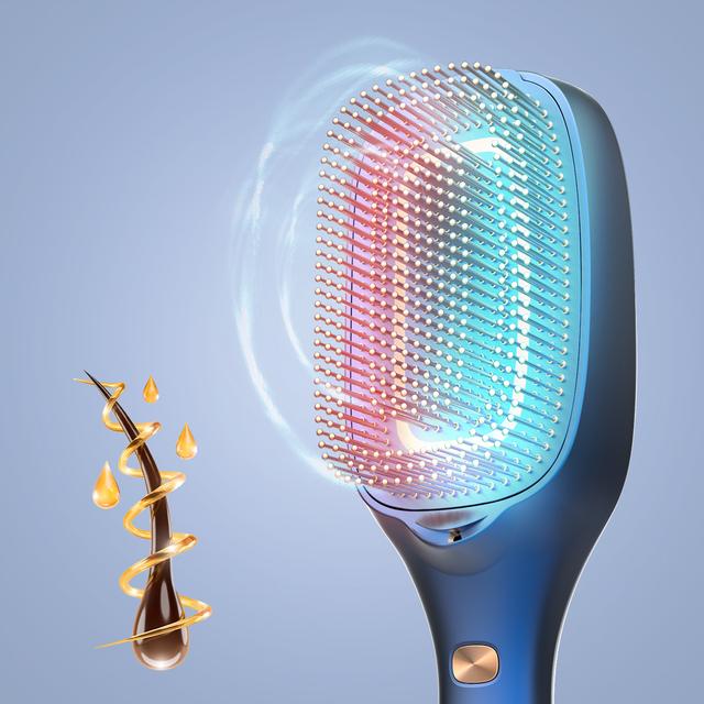Tecnologías de luz e iones del cepillo Cecotec HairCare Revitalize Blue