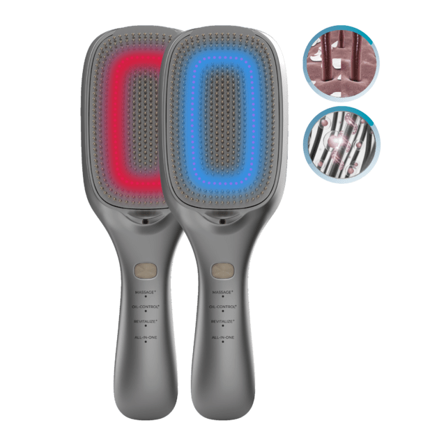 CECOTEC HairCare Revitalize Aluminum con luz LED roja y azul e iones negativos