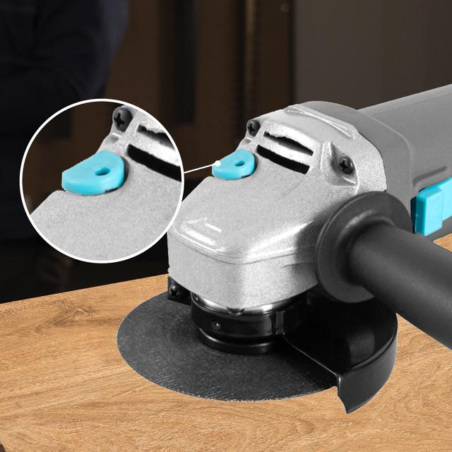 RadialPower 1000 Filtra Amoladora angular con 1000W de potencia. Filtros para proteger el motor del polvo. Compatible con discos de 125mm. Velocidad hasta 16.000rpm. Incluye 8 discos y maletín.