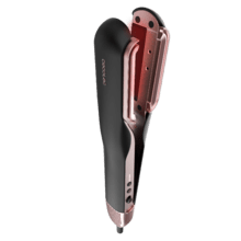 Alisador de cabelo RitualCare Air Lisse 2 em 1 Black Air com 2 cabeças: escova e concentrador. Possui 106.000 rpm com motor digital de alta tecnologia. Seque e alise os cabelos com este ferro, economizando tempo.