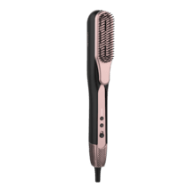 Alisador de cabelo RitualCare Air Lisse 2 em 1 Black Air com 2 cabeças: escova e concentrador. Possui 106.000 rpm com motor digital de alta tecnologia. Seque e alise os cabelos com este ferro, economizando tempo.