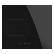 Bolero Squad I 3001 Flex Plaque à induction avec 1 zone et 1 zone flexible, 9 niveaux, Minuterie, Fonction Booster, max. 6600 W, commande Touch Slider, Stop&Go, Kid Lock et chauffage à faible puissance.