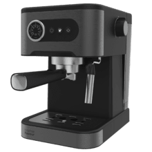 Power Espresso 20 Pro Latte Machine à café expresso et cappuccino, café à froid, avec 20 bar et buse vapeur réglable.