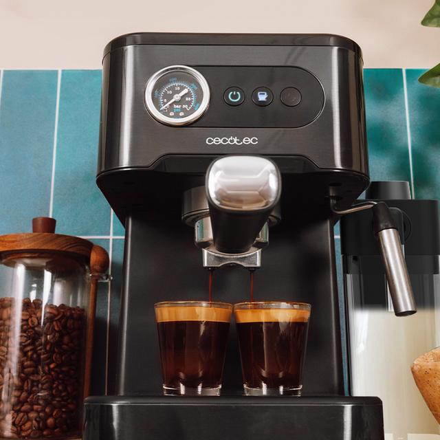 Máquina de café expresso Power Espresso 20 Pro Latte para café expresso e cappuccino, cold brew, com 20 barras e vaporizador ajustável.